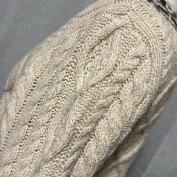 Gorgeous NWT RL Polo Wool Vintage Vibes Nordic Print Sweater-Sz S-Cream/Brown - Picture 8 of 16